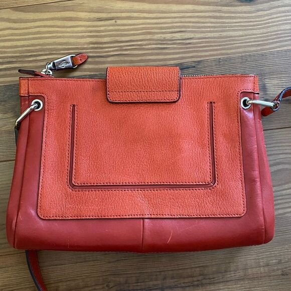 Coke Haan Red Leather Crossbody Bag - Picture 2 of 3